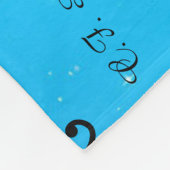 Elf Fairy und Unicorn Fantasy Fleecedecke (Ecke)