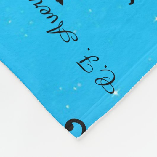 Elf Fairy Unicorn Fantasy Med mit schwarzem Hinter Fleecedecke (Ecke)