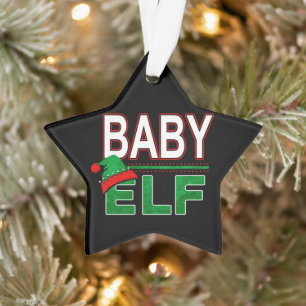 Elf Familie Baby Elf Weihnachtsfeiertag #TeamElf Ornament