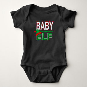 Elf Familie Baby Elf Weihnachtsfeiertag #TeamElf Strampler