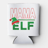 Elf Familie | Mama Elf Weihnachtsfeiertag #TeamElf Dosenkühler (Vorderseite)