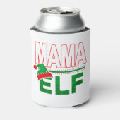 Elf Familie | Mama Elf Weihnachtsfeiertag #TeamElf Dosenkühler (Kanne Rückseite)