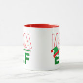 Elf Familie | Mama Elf Weihnachtsfeiertag #TeamElf Tasse (Zentrum)