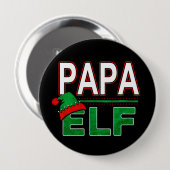 Elf Familie | Papa Elf Weihnachtsfeiertag #TeamElf Button (Vorne & Hinten)
