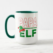 Elf Familie | Papa Elf Weihnachtsfeiertag #TeamElf Tasse (Links)