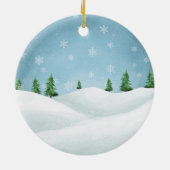 Elf Familie von 3 Weihnachten Keramik Ornament (Hinten)