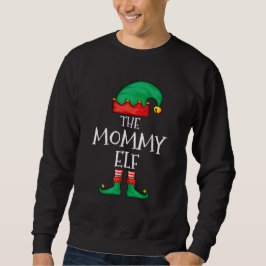 Elf Familie Weihnachten Mama Mama Mutter Mama Elf Sweatshirt