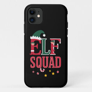 Elf-Familien-Weihnachts-Pyjama Elf-Squadron  Case-Mate iPhone Hülle