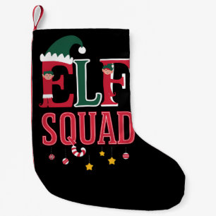 Elf-Familien-Weihnachts-Pyjama Elf-Squadron Kleiner Weihnachtsstrumpf