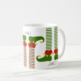 Elf Familienjunges Weihnachten Tasse Spaß