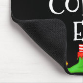 Elf Family Christmas Coffee Elf Sweater Matching C Mousepad (Ecke)