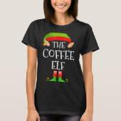Elf Family Christmas Coffee Elf Sweater Matching C T-Shirt (Vorderseite)