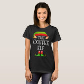 Elf Family Christmas Coffee Elf Sweater Matching C T-Shirt (Vorne ganz)