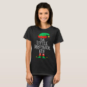 Elf Family Christmas Little Brother Elf Sweater Me T-Shirt (Vorne ganz)