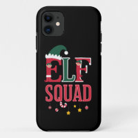 Elf Family Christmas Matching Pajamas Elf Squad
