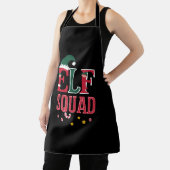 Elf Family Christmas Matching Pajamas Elf Squad Schürze (InSitu)