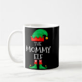 Elf Family Christmas Mommy Mom Mother Mama Elf Swe Kaffeetasse (Links)
