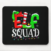 Elf Family Christmas Shirts Matching Pajamas Xmas Mousepad (Vorne)