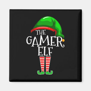 Elf Family Matching Group Weihnachtsgeschenk Video Magnet