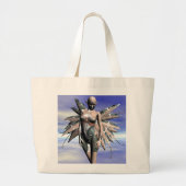 Elf Fantasy Large Tote Bag Jumbo Stoffbeutel (Vorne)