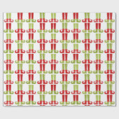 Elf feet geschenkpapier (Flach)