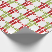 Elf feet geschenkpapier (Ecke)