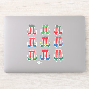 Elf Feet und Elf Heelses Weihnachtsplaner Stickers Aufkleber