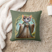 Elf Feline Fantasy Adventure Kissen (Decke)
