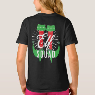 Elf Fersen Squad Weihnachtsfeier Name T-Shirt