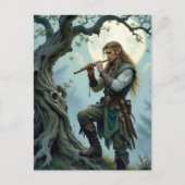 Elf Flute Postkarte (Vorderseite)