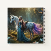 Elf Folklore Hardcover Notizblock (Rückseite)