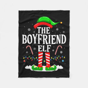 Elf Funny Xmas Elf Matching Family C Fleecedecke