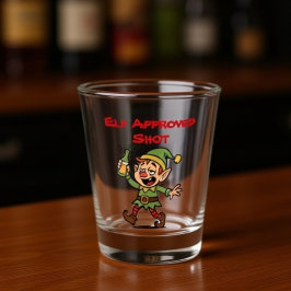Elf genehmigt schnapsglas