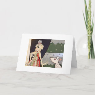 Elf-Geschenk-Gruß-Karte Feiertagskarte