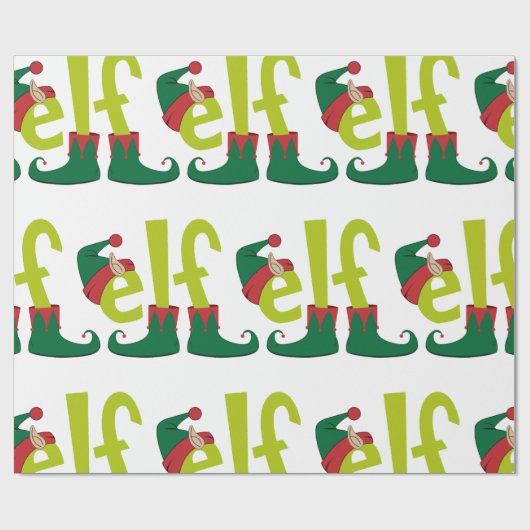 Elf Geschenkpapier (Flach)