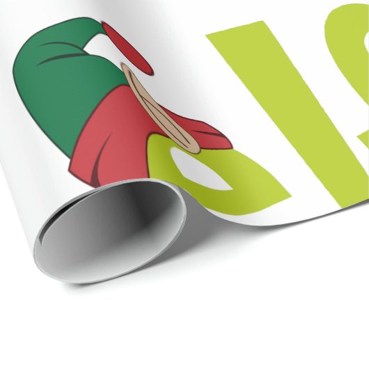 Elf Geschenkpapier (Rolleneckpunkt)