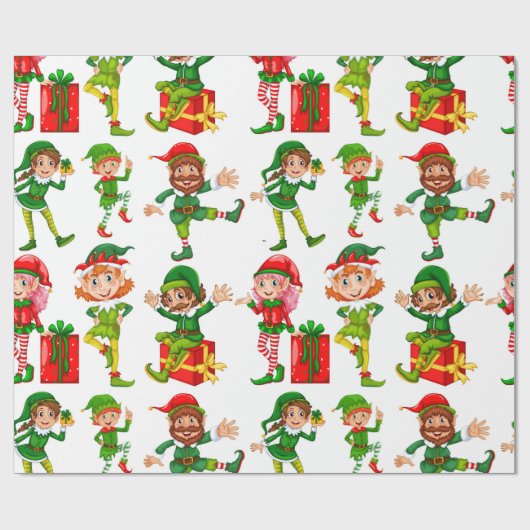 Elf Geschenkpapier (Flach)