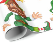 Elf Geschenkpapier (Rolleneckpunkt)