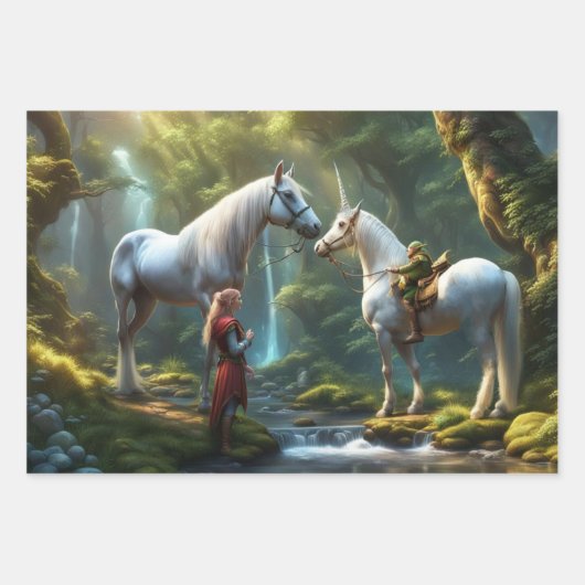 Elf Geschenkpapier Set (Vorderseite 2)