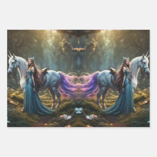 Elf Geschenkpapier Set (Vorderseite)