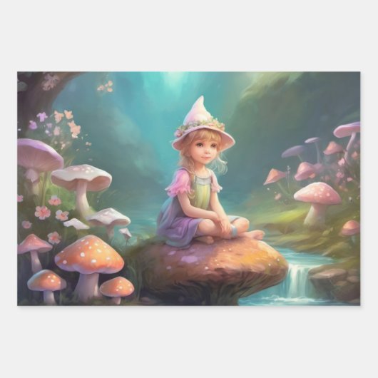 Elf Geschenkpapier Set (Vorderseite 3)