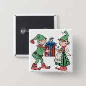 Elf Gift Button (Vorne & Hinten)