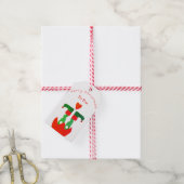 Elf Gift Tag Geschenkanhänger (Mit Garn)