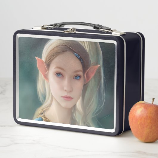 ELF GIRL METAL RETRO LUNCHBOXES METALL BROTDOSE (Beispiel)