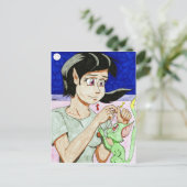 Elf Girl Postcard Postkarte (Stehend Vorderseite)