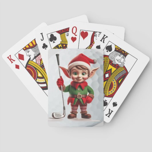 Elf Golfing Spielkarten (Rückseite)
