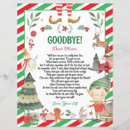 Elf Goodbye Farewell Weihnachtsbrief von Elf