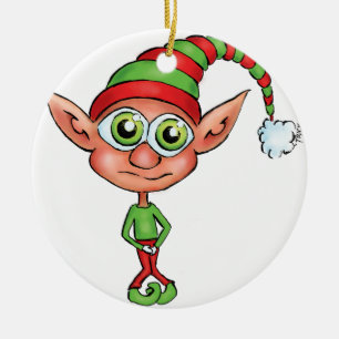 Elf got, um zu pinkeln! keramik ornament