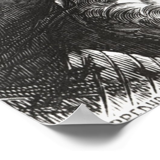 Elf groteske Gesichter Poster (Ecke)