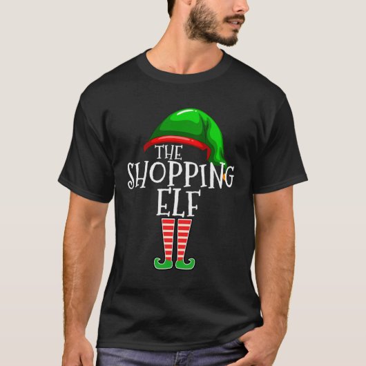 Elf-Gruppe kaufen Familienweihnachtsgeschenk T-Shirt (Vorderseite)